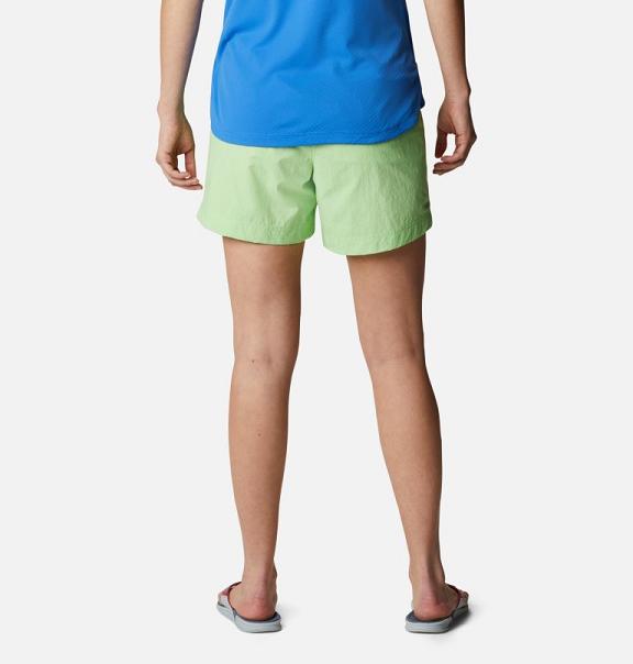 Columbia PFG Backcast Shorts Green For Women's NZ75843 New Zealand